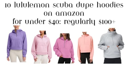 lululemon scuba dupes