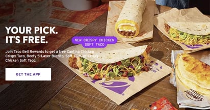 Taco Bell You Pick Free Item