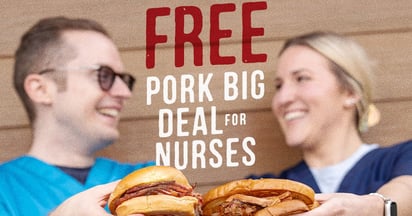 Sonny's BBQ Pork Big Deal for Nurses