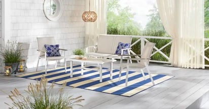 Hamptom Bay 4-Piece Patio Set at Home Depot