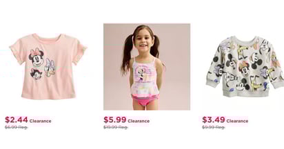 Disney Kids Clothes at Kohl's