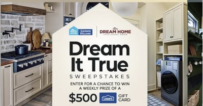 HGTV Dream It True Sweepstakes