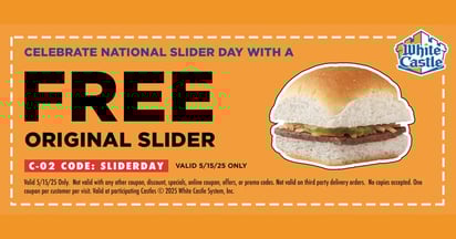 White Castle Slider Day