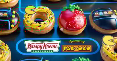 Krispy Kreme Pacman Donut