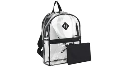 Clear Eastsport Backpack at Walmart