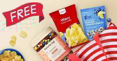 Target Free Groceries or tail mix