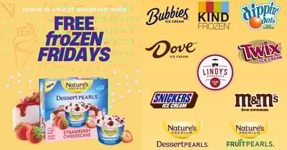 Frozen Fridays Free Ice Cream