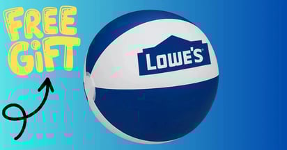 Lowe's Free Beach Ball
