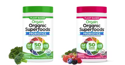Orgain Organic Greens Probiotic Powder at Amazon