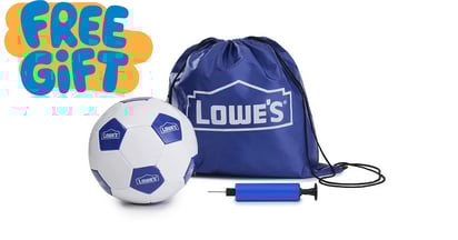 Lowe's Free Kids' Soccer Ball