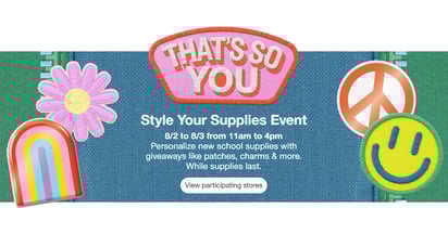 Target Free Gift in August