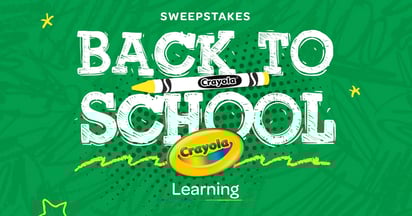 Crayola Back To School Sweepstakes