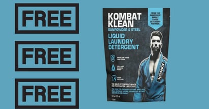 Kombat Klean Laundry Detergent Free Sample