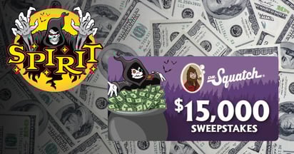 Spirit Halloween Dr. Squatch $15,000 Sweepstakes
