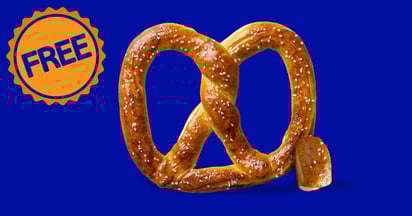Auntie Annes Free Pretzel