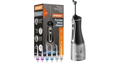 Grinest Portable Water Flosser on Amazon