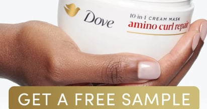 Dove Amino Curl Repair Mask Free Sample