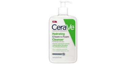 CeraVe Hydrating Cream-to-Foam Cleanser