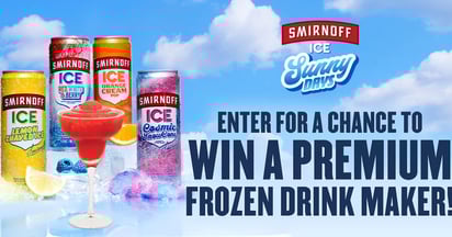 Smirnoff Ice Sunny Days Frozen Drink Maker Sweep