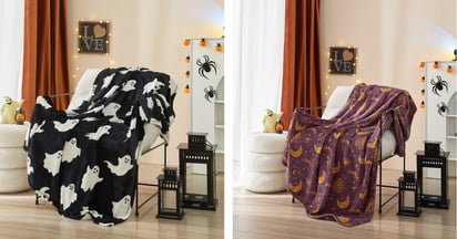 Halloween Plush Throw Blanket