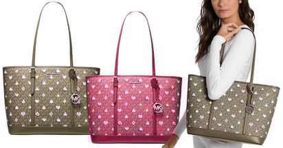 Michael Kors Jet Set Large Printed Tote Bag