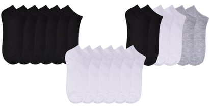 Wonder Nation Boys 3-Pack No Show Socks
