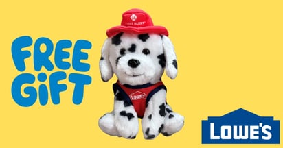 Lowes First Alert Fire Dalmatian Plush