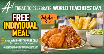 Pollo Campero Free Meal