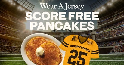 Cracker Barrel Wear A Jersey, Score Free Pancake