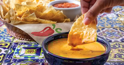 Chilis Free Queso and Chips