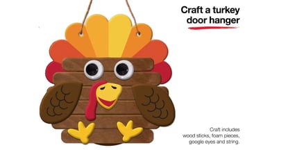 JCPenney Turkey Door Hanger Craft