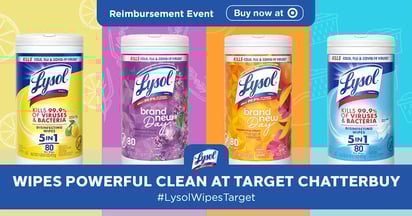 Ripple Street LYSOL Wipes Powerful Clean