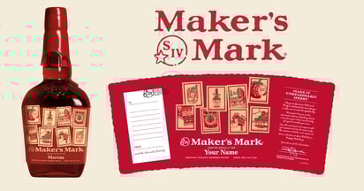 Maker's Mark Holiday Labels