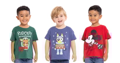 holiday kids tees at walmart