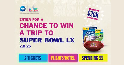 P&G brandSAVER Super Bowl Sweepstakes