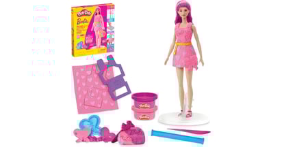 Play-Doh Barbie Hearts and Hair Set on Amazon