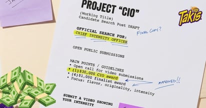 Takis Chief Intensity Officer