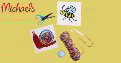 Yarn Painting Craft Event at Michaels