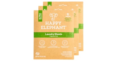 Happy Elephant Laundry Detergent Sheets