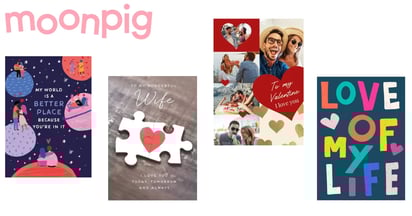 Moonpig Free Valentines Day Card