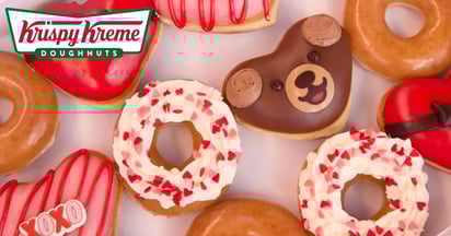 Krispy Kreme Valentines Day Donut