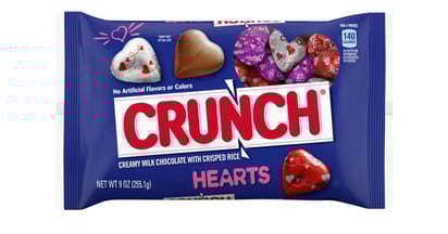 Crunch Chocolate Hearts