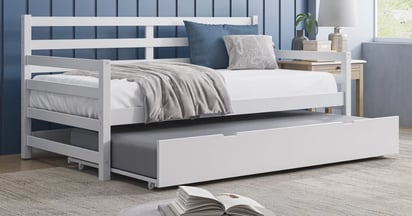 Shaye Wood Twin Daybed with Trundle at Walmart