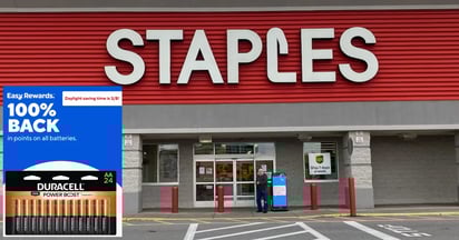 Staples Free Batteries Products