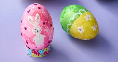 Tissue Painted Eggs Craft Event at Michaels