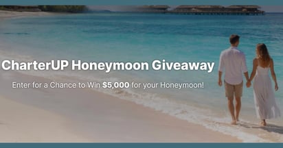 CharterUP Honeymoon Sweepstakes