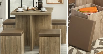 Mainstays 5-Piece Dexter Dining Room at Walmart