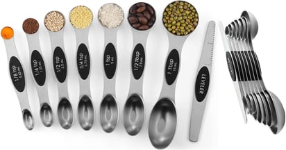 ChefAide Magnetic Measuring Spoons Set