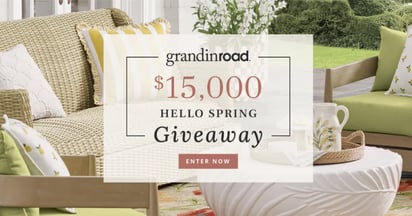 Grandin Road Hello Spring Giveaway