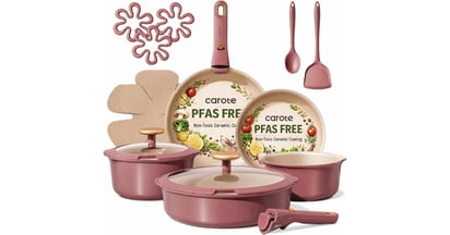Carote 19-Piece Pots and Pans Set at Walmart